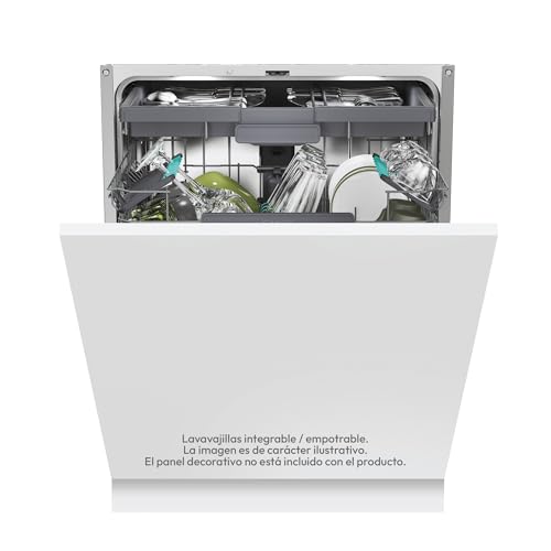 Candy Rapidò CNS 4A4S3PSB Lavavajillas 60 CM, 14 Servicios, Digital, Wi-Fi, 10 Programas, Tercera Bandeja, Inicio Diferido 1-23H, Indicador de Sal, Indicador Fin de Ciclo, 44DB, Blanco