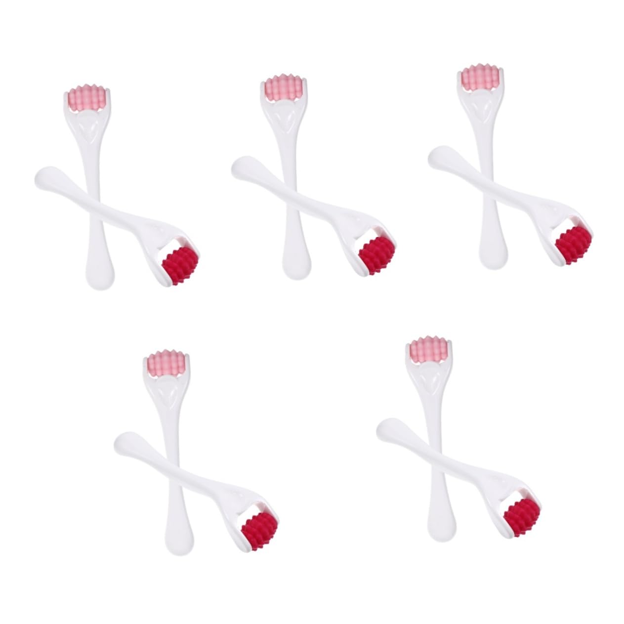 Ipetboom 10piezas Rodillo Facial De Para Masaje Masajeador De Para Cuidado y Relajación Herramienta De Masaje Facial Portátil y Ergonómica