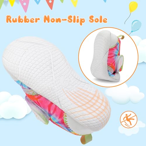 Image of FEETCITY Baby First Walking Shoes Boys Girls Infant Crib Shoes Breathable