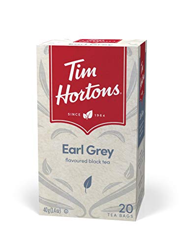 Tim Hortons Earl Grey Tea Bags, 20 count, 40g | 1.4oz {Imported from Canada}