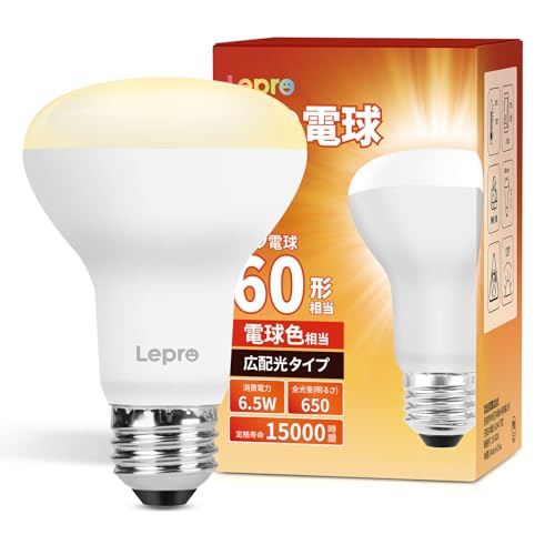 yE26zLepro td 60W` E26 dF 1 LED d 񒲌^ 6.5W 650lm t^Cv Lz^Cv F PSEF؍ς Ή ȃGl Lb` 䏊 gC rO _CjO Eߏ Q L 