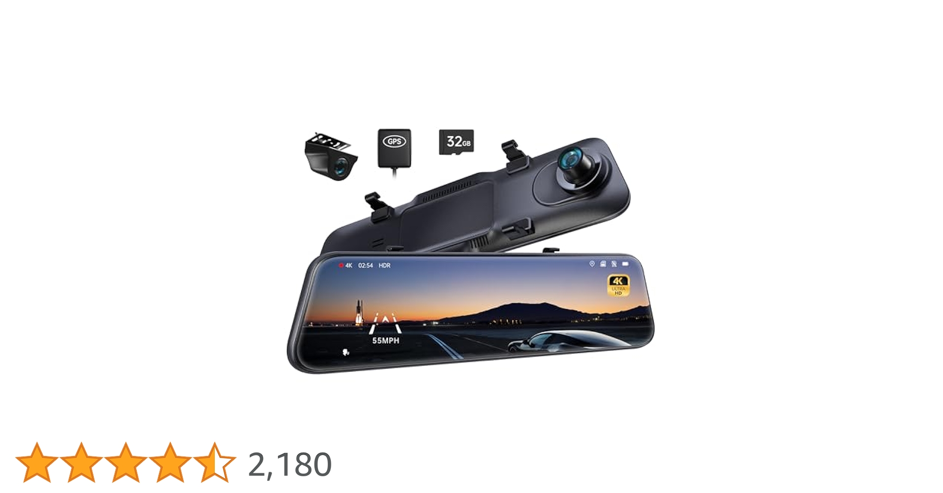 ✨️Pelsee ドライブレコーダー 前後カメラ 4K 800万画素 駐車監視機能 Amazon.co.jp: Pelsee ドライブレコーダー 前後カメラ 4K UHD