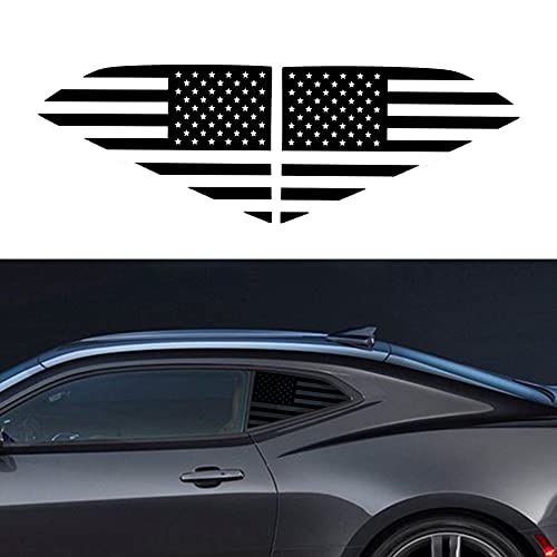 Zhizhong Rear Side Quarter Window Decals Fits Chevy Camaro 2016-2026