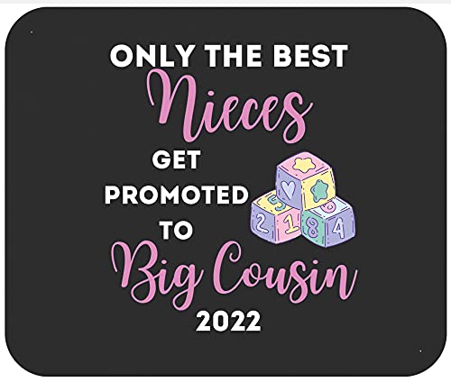 Les Meilleures Nièces Deviennent Grandes Cousines en 2022 Tapis De Souris Gaming Bords Cousus Tapis De Souris Confort Mouse Pad pour Travail Bureau Ordinateur...