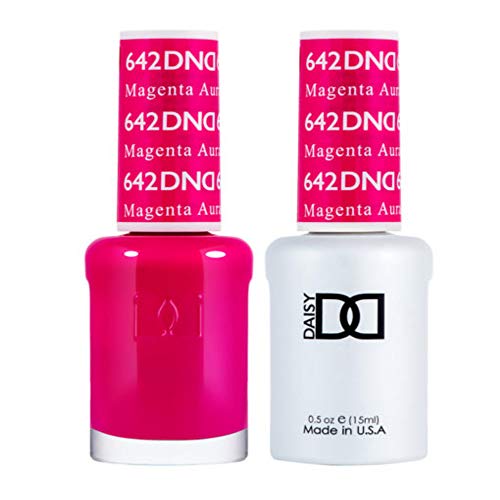 DND 642 Magenta Aura Gel & Matching Polish Set - DND Gel & Lacquer