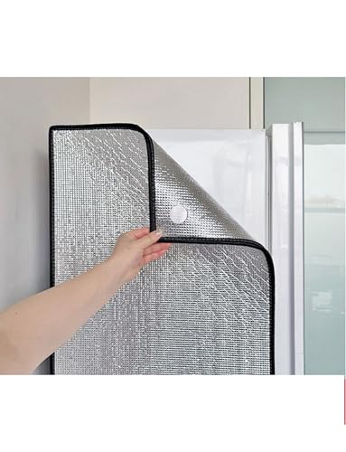 Funda universal para refrigerador, impermeable, a prueba de polvo, protección solar para uso en interiores y exteriores