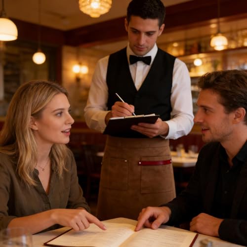 Tablier de serveur confortable pour éviter les taches de cuisine - 2
