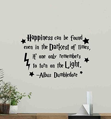 Miniatura 2 de La felicidad se puede encontrar en el más oscuro de los tiempos, etiqueta engomada de la pared, letrero de cita, cine, teatro, vinilo para