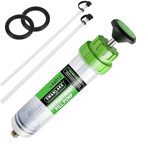 SWANLAKE 200cc Fluid Extractor, Extraction&Fill Pump,Fluid Syringe Pump Manual Suction Vacuum Fuel...
