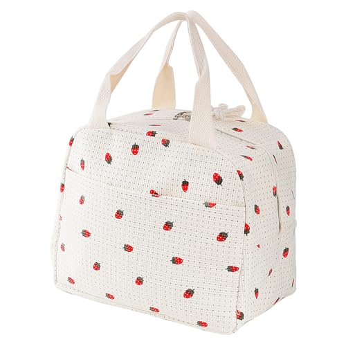 FENGQQKJ Bolsa Aislante Pequeña para Alimentos, Bolsa Térmica para Comida, Fiambrera, Bolso de Almuerzo, Bolsa de Almuerzo, Bolsa Aislante