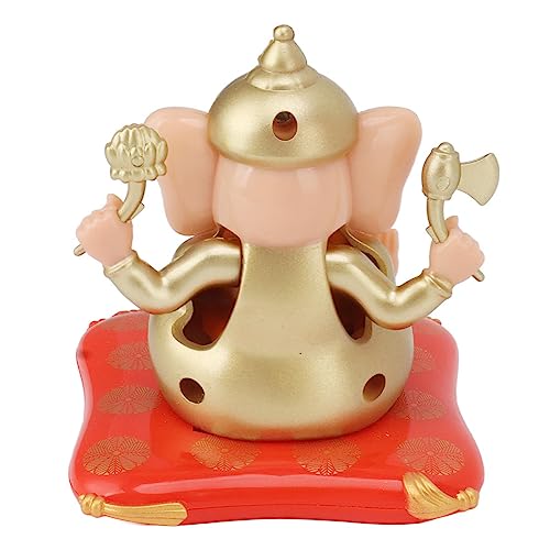 Figura Solar Ganesha Decorativa para Auto miniatura 6