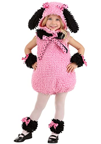 Disfraz de Poodle Rosa para Niñas Pequeñas 4T miniatura 1