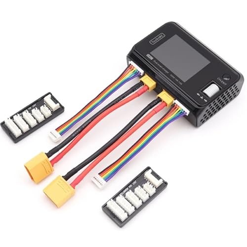 Chargeur de batterie LiPo 1-6S M6D 500W avec déchargeur double canal XT60