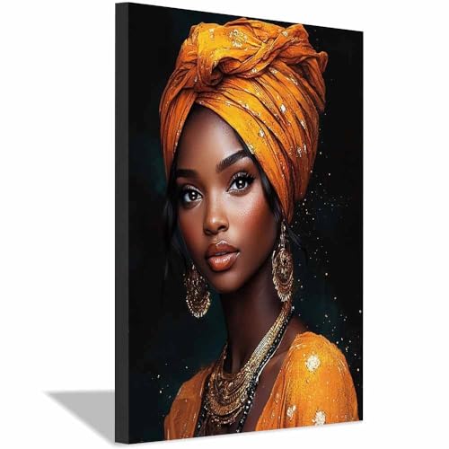 Affiche femme africaine élégante pour créer une ambiance zen dans votre chambre
