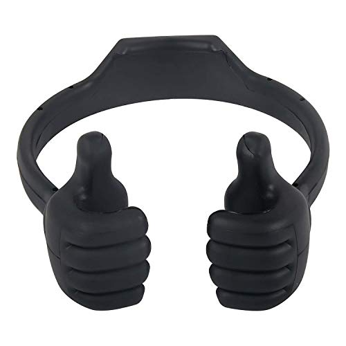 Audinpu Thumbs Up Mobile Phone Stand, Universal Adjustable Phone Holder Cell Phone and Tablet Bed Desk Movie Watching Cradle Bracket