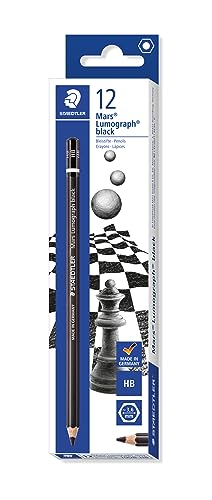 Lápices de arte Staedtler Lumograph HB caja x12 miniatura 1
