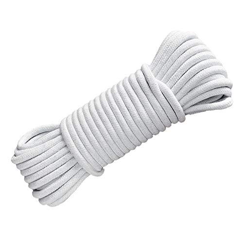 Doolland 4mmx10M Wick Cord for Self-watering Planter Pot DIY Automatic Watering Device System for Potted Plants Drip Irrigation to Water Made Of Natural Cotton String Rope