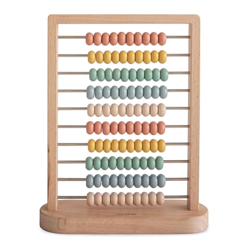 mushie Wooden Abacus | Kids 2 Years+ | Preschool Educational