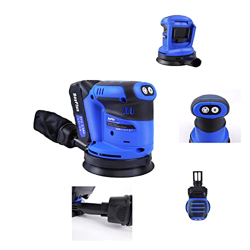 Amoladora angular profesional Para un desbaste rápido y superficies sin turbulencias 21V, 190W multilijadora, disco Ø: 125 mm, diámetro de la órbita: 2,8 mm, lijadora excéntrica de alto rendimiento