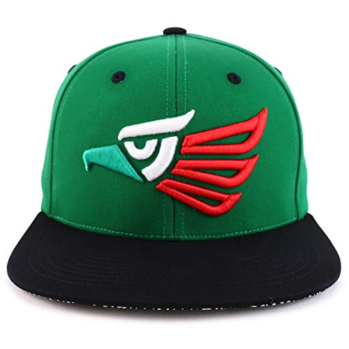 Image of Trendy Apparel Shop Hecho En Mexico Eagle 3D Embroidered Snapback Cap