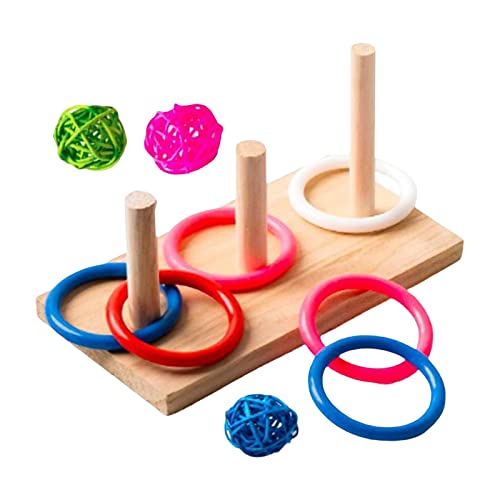 OJREEUB Juguetes para pájaros para mascotas, juguete de inteligencia para loros, juguetes para pájaros