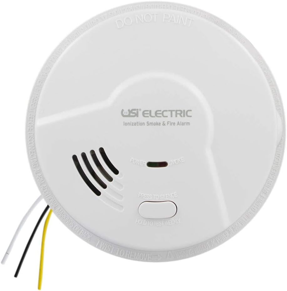 USI Electric 5304 Hardwired Ionization Smoke and Fire Alarm with Battery Backup 2-Pack