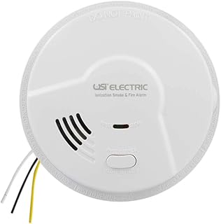 USI Electric 5304 Hardwired Ionization Smoke and Fire Alarm with Battery Backup 2-Pack