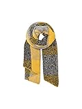 Weicher Schal ONLY Damen ONLLIMA Scarf NOOS Schal, Grau (Light Grey Melange Detail: Check Golden Spice), (Herstellergröße: One Size)
