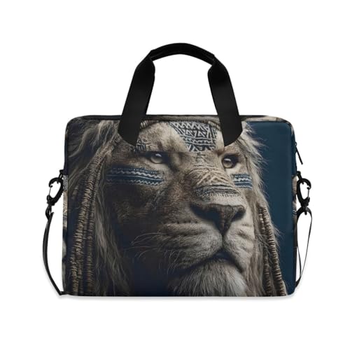 Funda bandolera para laptop con estampado tribal 13-16 pulg miniatura 1