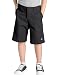Dickies Big Boys' Flex Waist Short With Extra Pocket, Black, 8