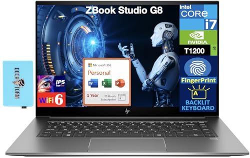 HP ZBook Studio G8 [NXe[V [NXe[V 15.6C` 60Hz IPS FHDfBXvC (Intel i7-11850H, T1200 4GB, 32GB DDR4, 512GB PCIe SSD, Win 11