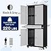 Yizosh Metal Garage Storage Cabinet with Locking Doors and Adjustable Shelves, -73