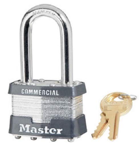 Cadenas laminés 4,5 cm Master Lock 1KALF-2126 avec clés identiques pour flottes de casiers