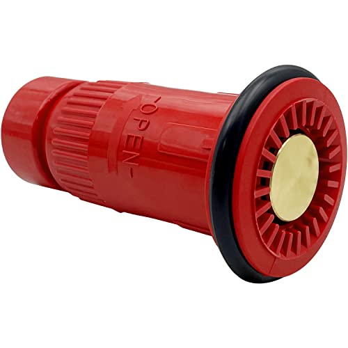 Image of SAFBY Fire Hose Nozzle Thermoplastic Fire Equipment Spray Jet Fog (1 inch NST /NH)