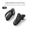 KIWI design Upgraded Controller Grips Protector Compatible with Oculus/Meta Quest 3/3S, Non-Slip Handle Cover with Battery Opening, Accessories Made for Meta