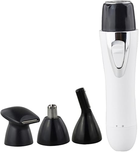 Miniatura 4 de FRCOLOR 2pcs Mustache Shaver Beard Trimmer Cordless Facial Hair Trimmer Barber Trimmer Electric Hair Remover for Men Nose Hair Clippers Mens Beard