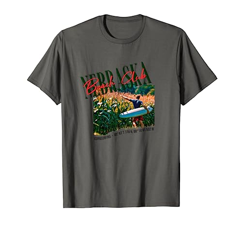 Cornsurfing - Nebraska Surf Club T-Shirt