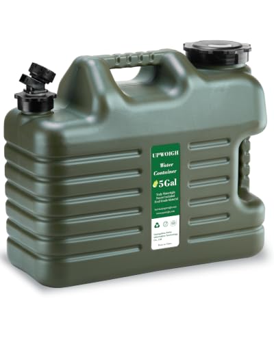 UPWOIGH 5 Gallon Camping Water Jug with Spigot
