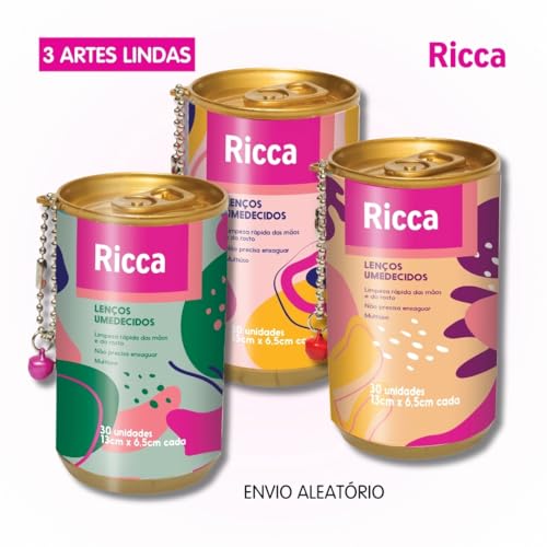 LENÇOS UMEDECIDOS, Ricca,Variação Estampas