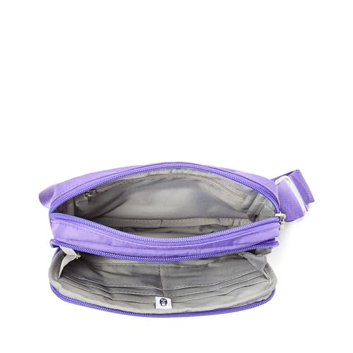 Image of Baggallini Modern Belt Bag 5x8 Travel Fanny Pack Sling Bag Waistpack w /RFID Card Holder Water-resistant Crossbody Bag