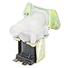 Ruilogod AC 220 V Lavatrice 3 / 4bsp Valvola a solenoide ingresso acqua bianco