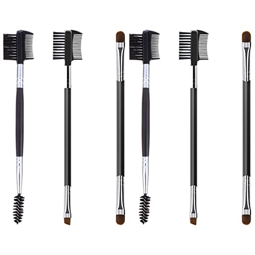 FOMIYES 2sets Easy-clean Eyebrow Brush Set Double Head Lash Brush Eyebrow Shaper Comb Women's Cosmetic Tool Ideal Present for Girlfriend 3pcs*2
