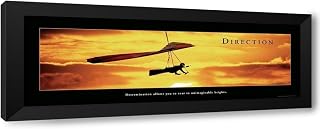 ArtDirect Direction - Hang Glider Custom Framed Art Print Giclee Print or Canvas Options with Various Sizes and Customization by Frontline