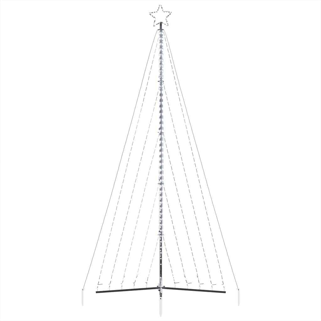 ShGaxin Weihnachtsbaum-Beleuchtung 570 LEDs Kaltweiß 399 cm, Weihnachtsbaum, Baum Außen, Christbaumlichterketten, Christbaum Außen - 4016441