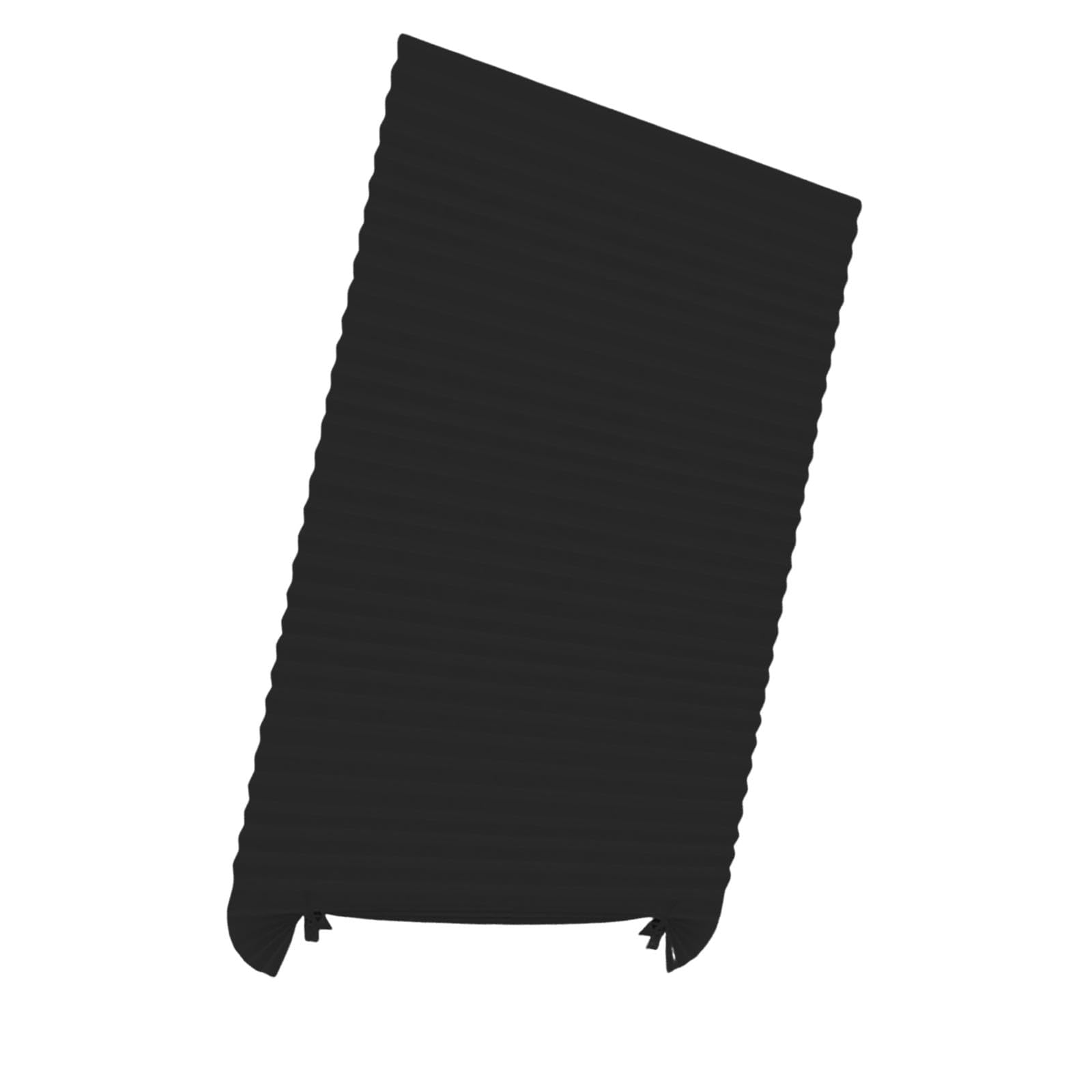 Tapis non tissé respirant adhésif noir 120x180cm design sans fil salon