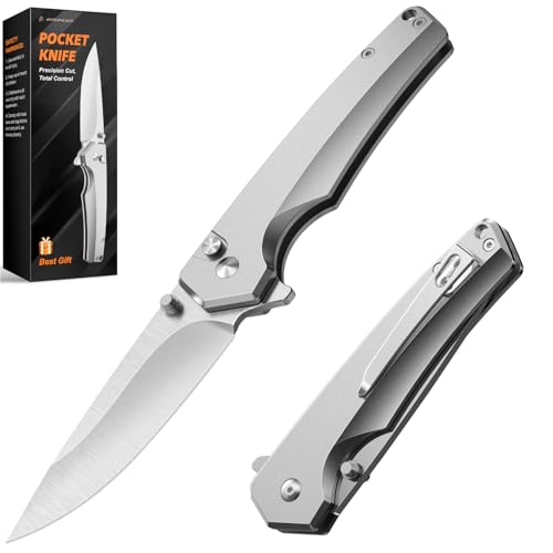 Bfonder EDC Folding Pocket Knife – 3.15' High...