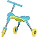 MEKBOK Fly Bike Foldable Indoor/Outdoor Toddlers Glide Tricycle - Blue