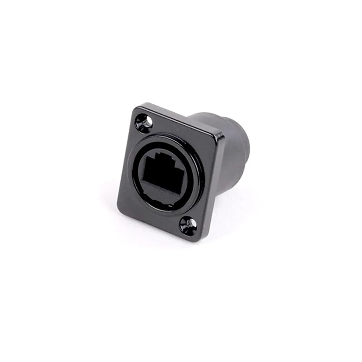 RJ45 Interface Sockets Female Dual Port D Type Connector Signal Panel CAT5/5E Ethernet Cable 1Pcs(1xA1055-B)