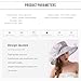 vimate Derby Hats for Women,Fashion Organza Church Hats Fascinator Bridal Tea Party Wedding Hat(Style17-Gery)