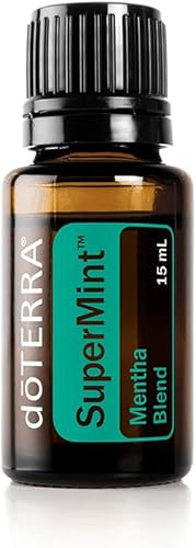 doTERRA SuperMint Mentha Blend refresca el aliento y apoya el sistema digestivo saludable - 0.5 fl oz